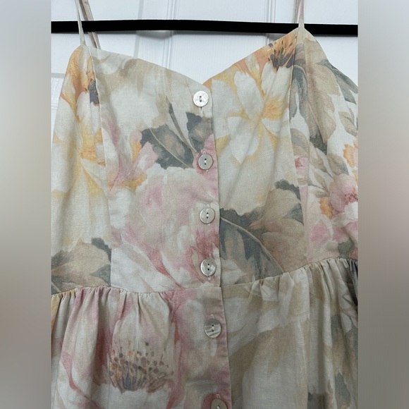 Linen Summer Dress - Picture 3 of 7